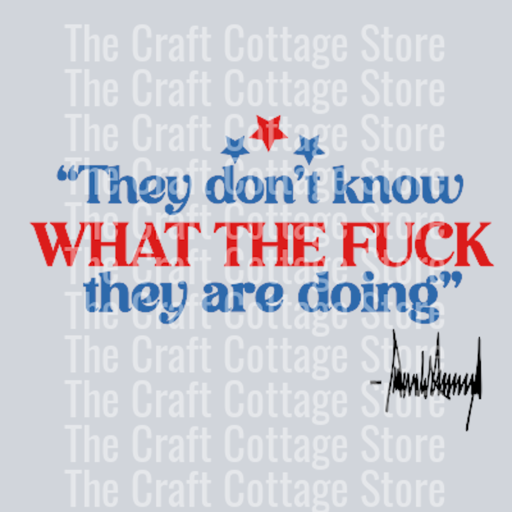 They Don't Know What The F-03