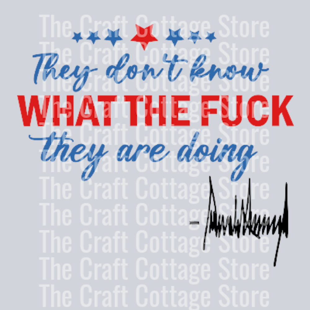 They Don't Know What The F-08