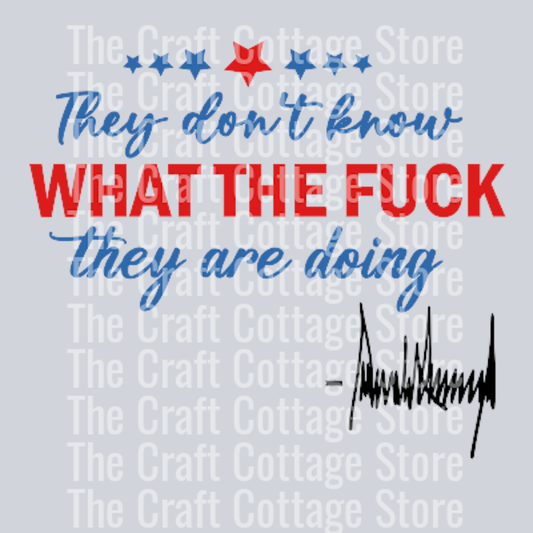 They Don't Know What The F-08