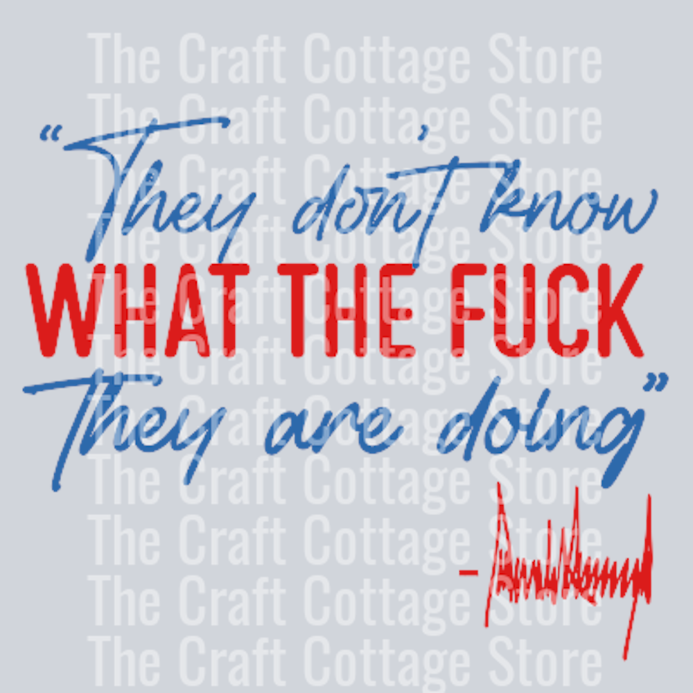 They Don't Know What The F-07