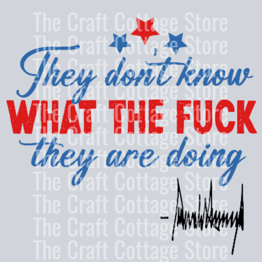 They Don't Know What The F-01